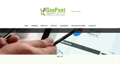 Desktop Screenshot of gespont.com