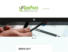 Tablet Screenshot of gespont.com